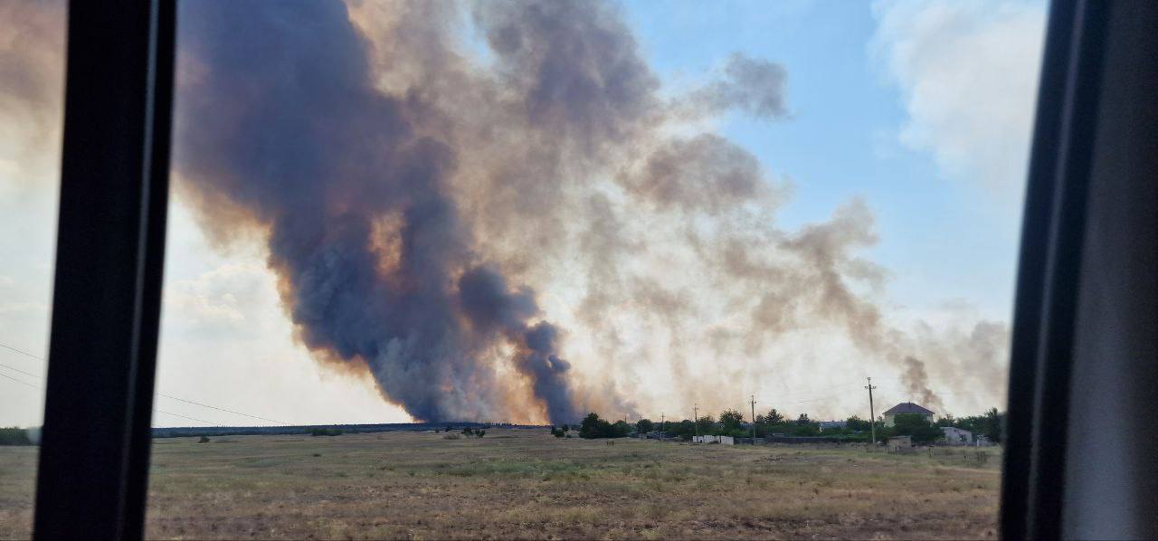 «Половини Олешківської громади вже нема»: місцеві – про страшні пожежі, які охопили ліс та прилеглі села